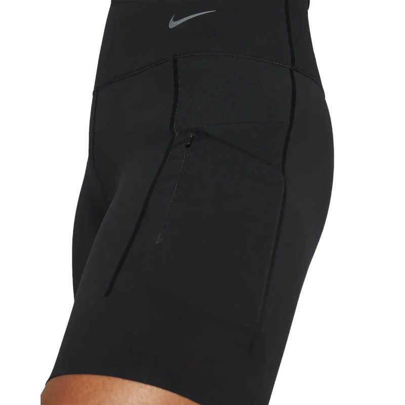 Women sFirm SupportHigh Waisted8 BikerShortswithPockets 5