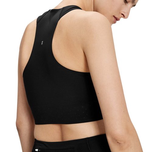 Women sOnRunningRaceCropTop Black Eclipse 2