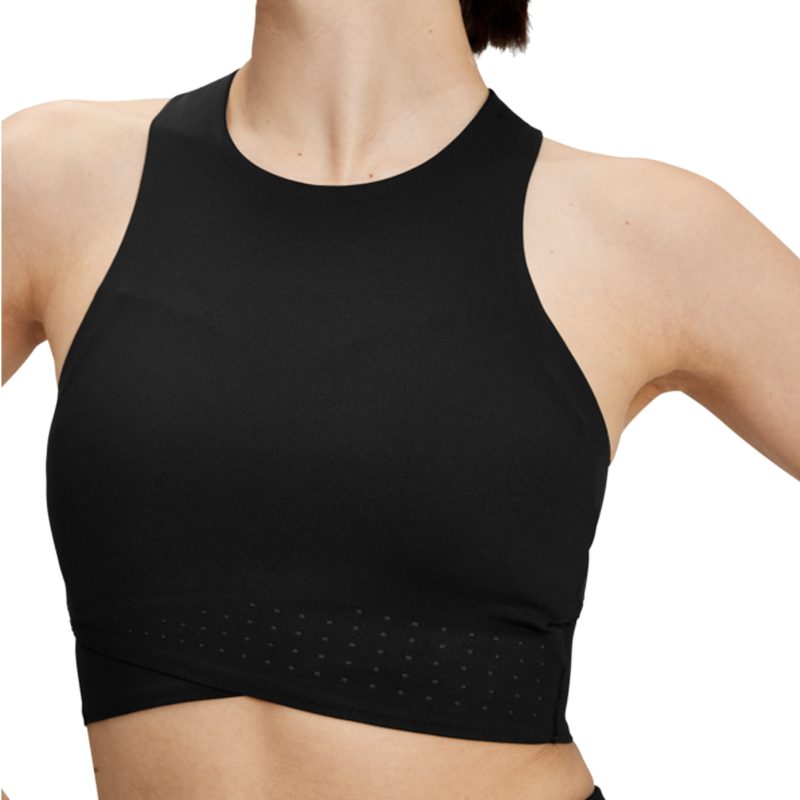 Women sOnRunningRaceCropTop Black Eclipse 3