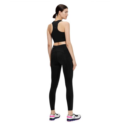 Women sOnRunningRaceCropTop Black Eclipse 4