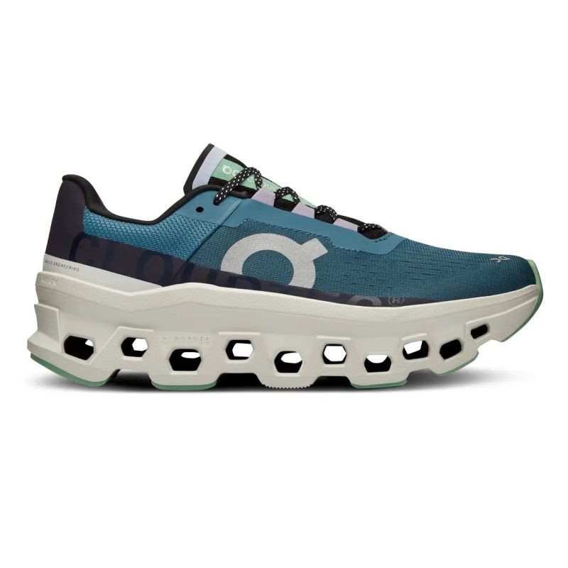 Womens On Running Cloudmonster Dust Vapor 1