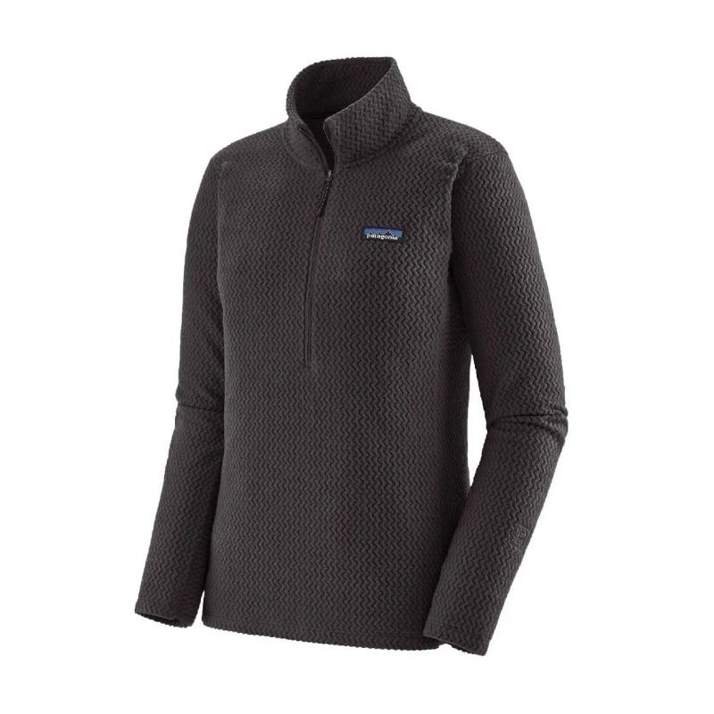 Womens Patagonia R1 Air Zip Neck Black