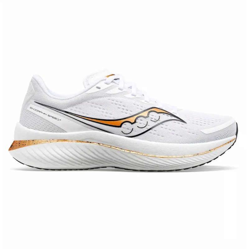 Womens Saucony Endorphin Speed 3 White Gold