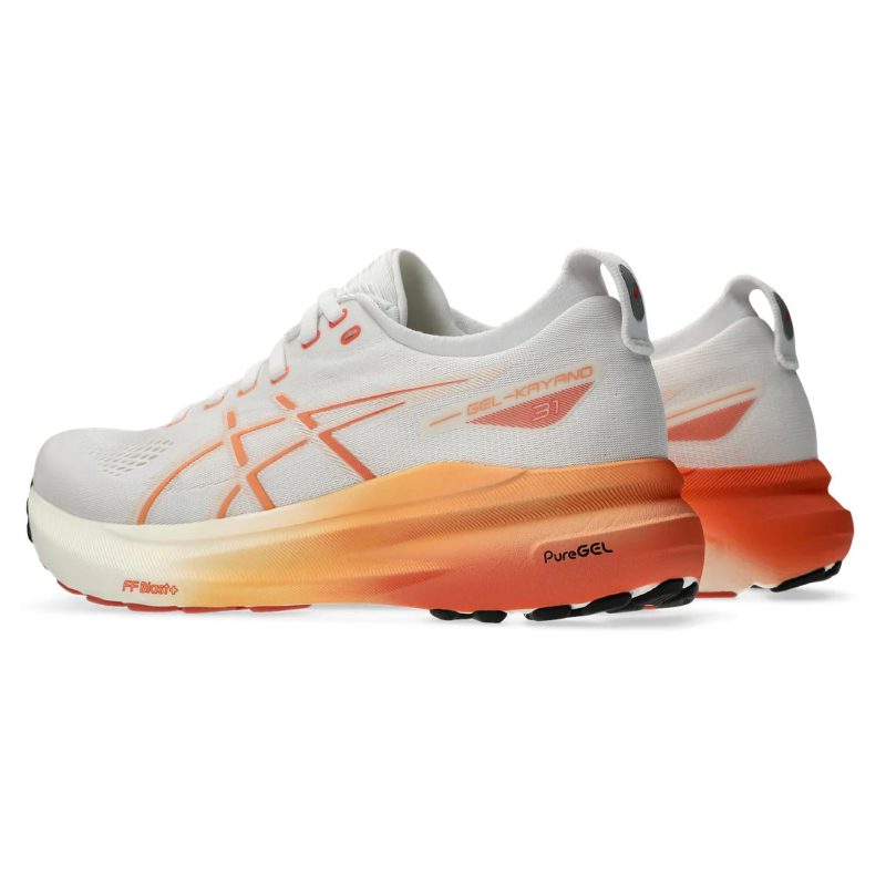 WomensASICSGEL Kayano31 White FadedOrange 4