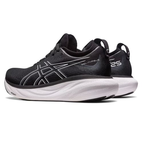 WomensASICSGEL Nimbus25 Wide Black PureSilver 3