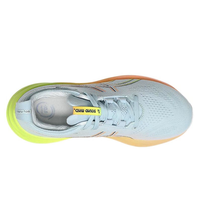 WomensASICSGel Nimbus26Paris CoolGrey SafetyYellow 2