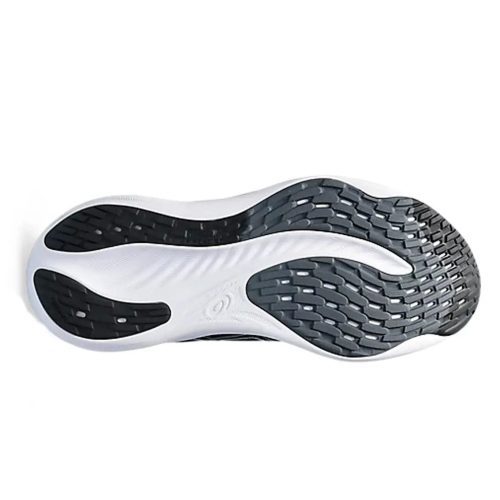 WomensASICSGel Nimbus26 Wide Black GraphiteGrey 4