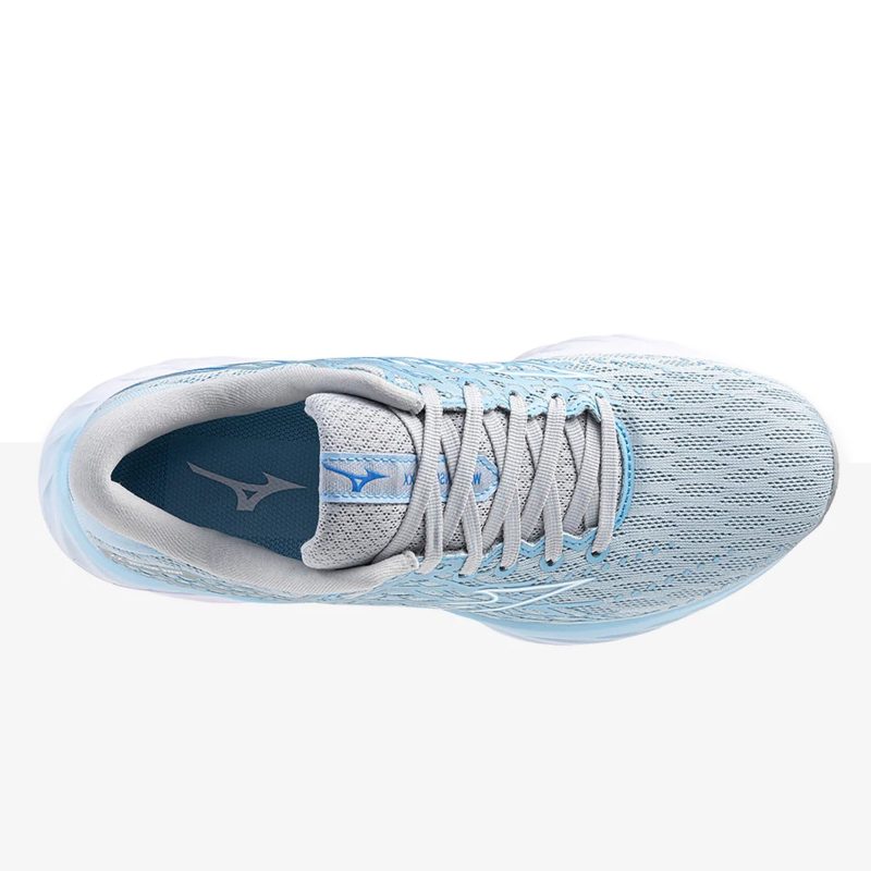 WomensMizunoWaveInspire20 Cerulean White HarborMist 2