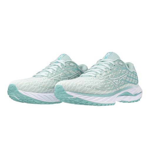 WomensMizunoWaveInspire20 EggshellBlue White BlueTurquoise 3