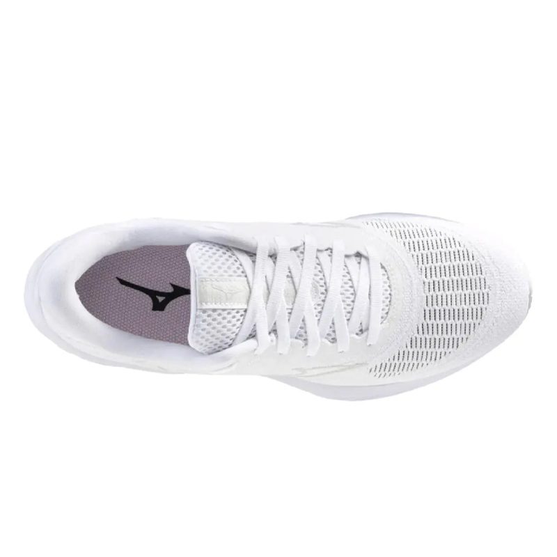 WomensMizunoWaveRider27SSW White UltimateGrey NimbusCloud 2