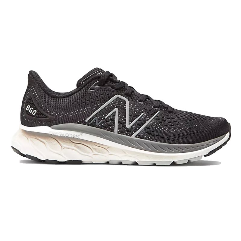 WomensNewBalanceFreshFoamX860v13 Black White