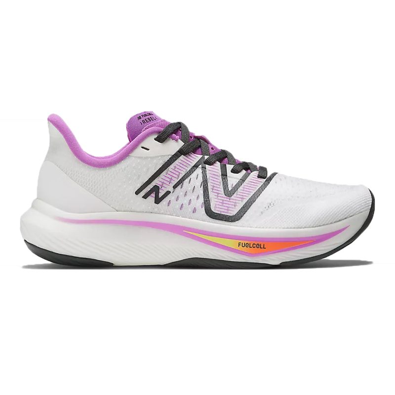 WomensNewBalanceFuelcellRebelv3 White CosmicRose Blacktop 1