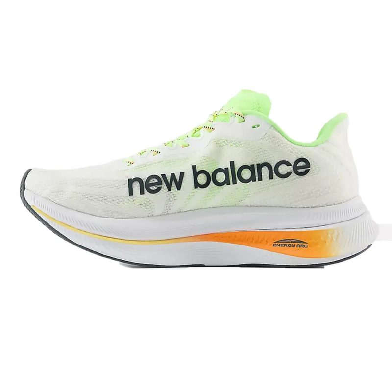 WomensNewBalanceFuelcellSupercompTrainerv2 White BleachedLimeGlo HotMango3