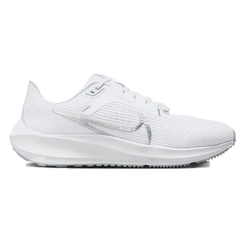 WomensNikeAirZoomPegasus40 WhiteMetallic