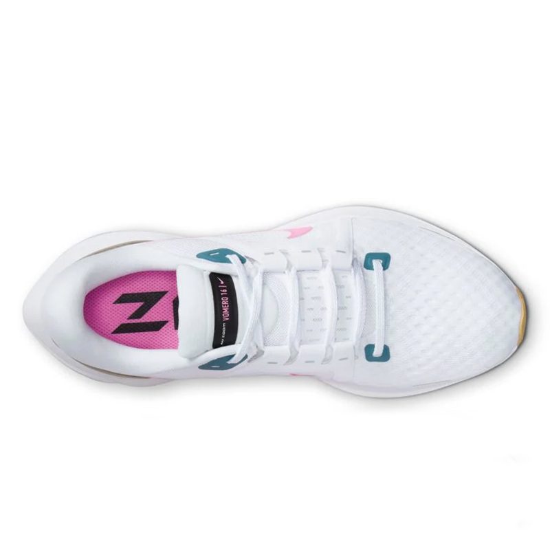 WomensNikeAirZoomVomero16 White PinkSpell NoiseAqua 2