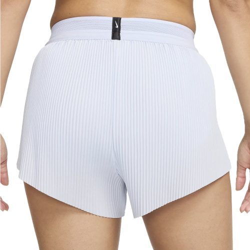 WomensNikeDri FITADVMid RiseBrief Lined3InchRunningShorts FootballGrey DarkObsidian 2