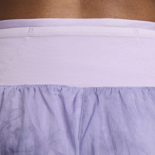 WomensNikeTrailRepelMidRiseRunningShorts 3Inch LilacBloom CourtPurple 4