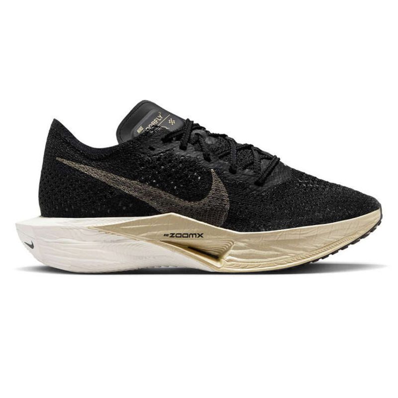 WomensNikeZoomXVaporflyNext 3 Black MetallicGold 1