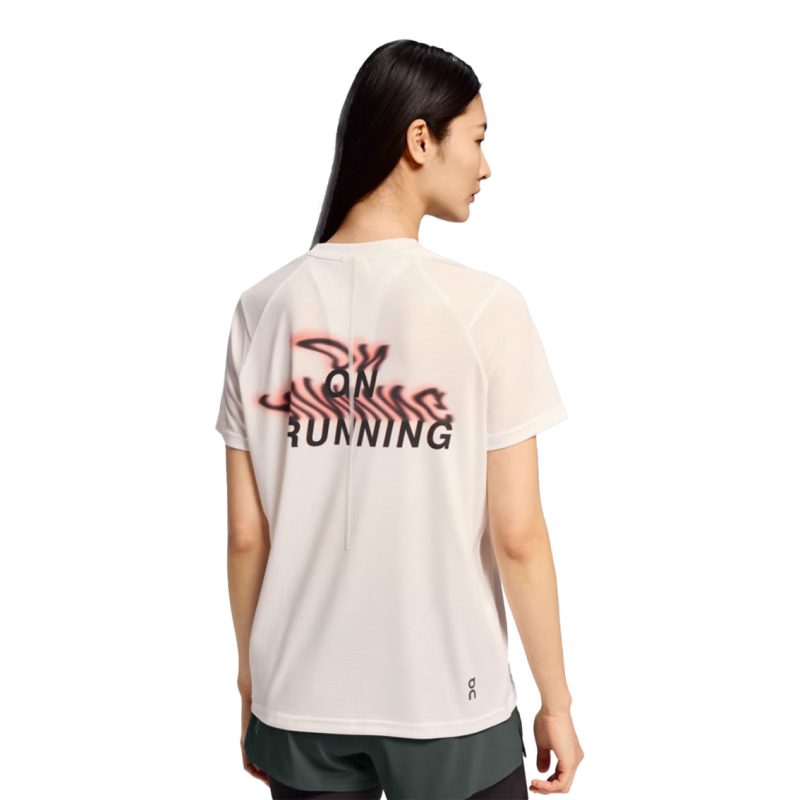 WomensONRunningPaceT UndyedWhite 3