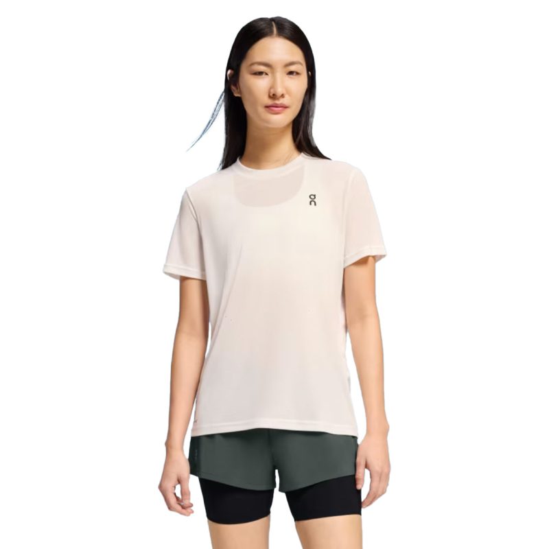 WomensONRunningPaceT UndyedWhite 4