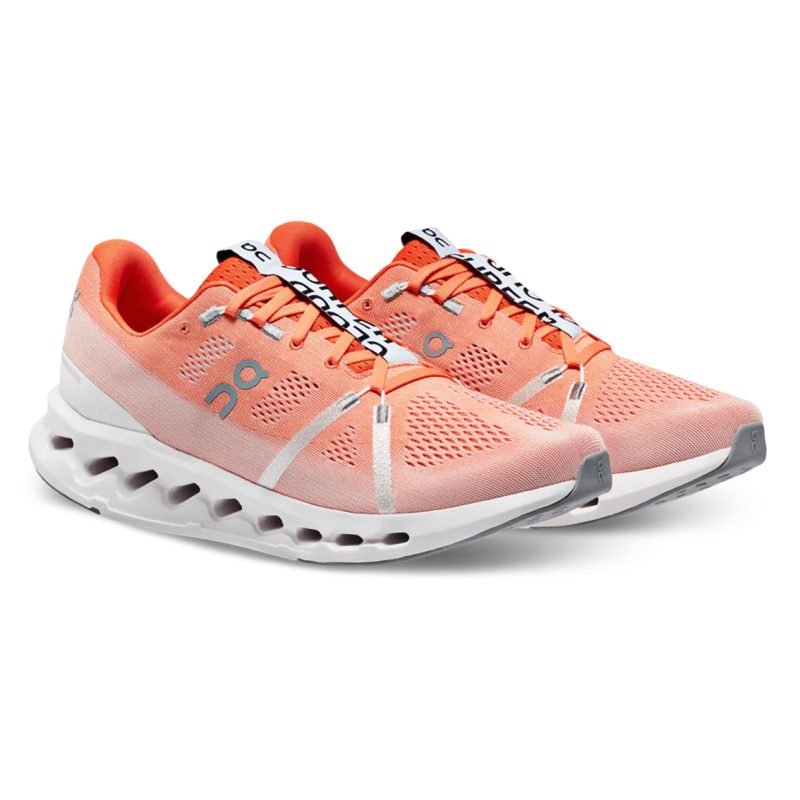 WomensOnRunningCloudsurfer7 Flame White 3