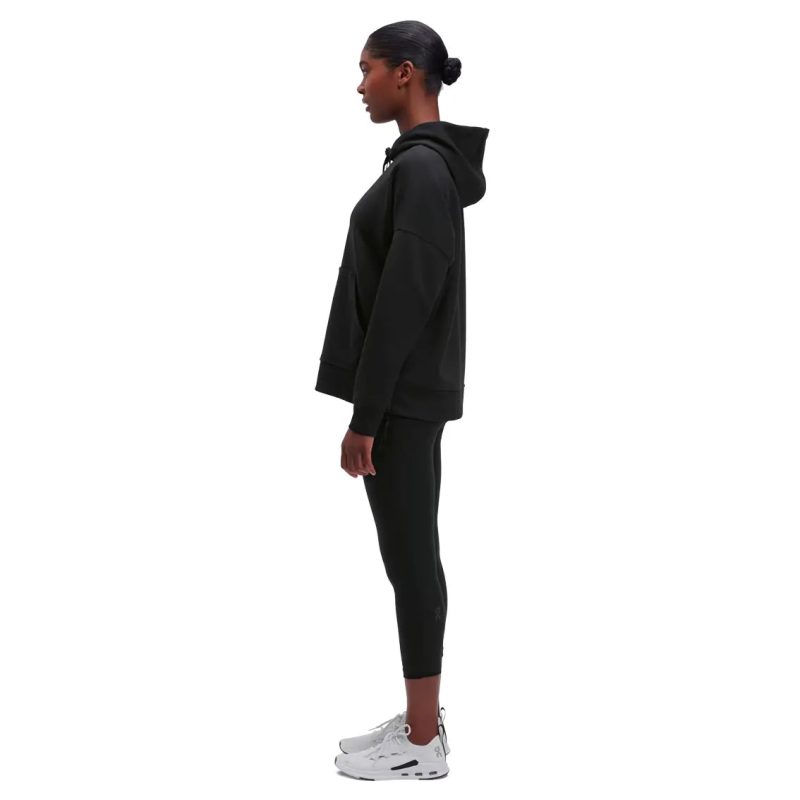 WomensOnRunningHoodie Black2