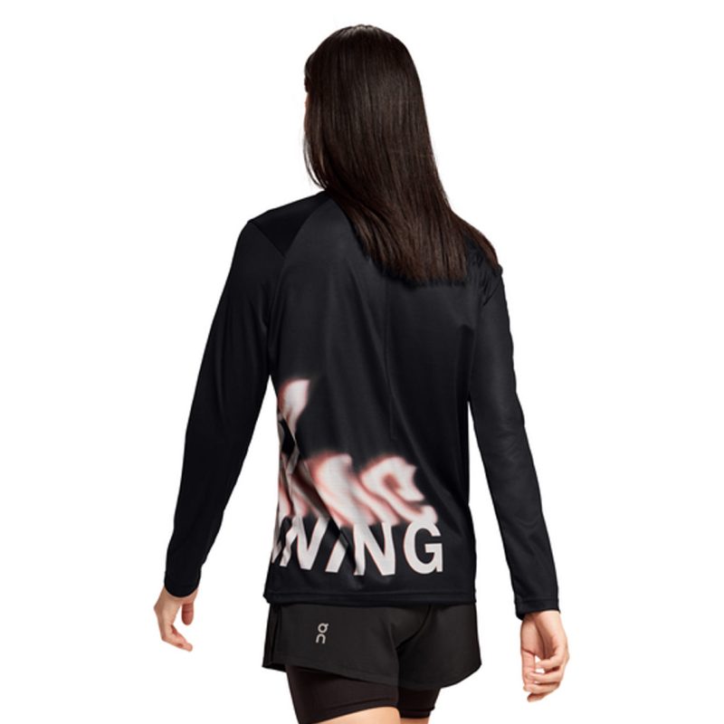 WomensOnRunningPaceLongT Black 3