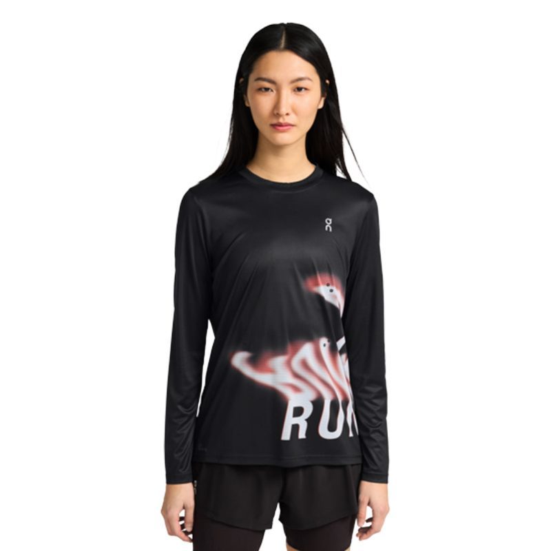 WomensOnRunningPaceLongT Black