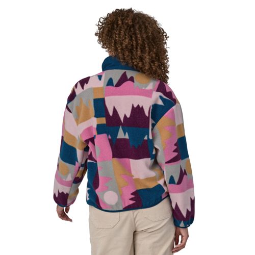 WomensPatagoniaSynchillaFleeceJacket Frontera MarblePink 2