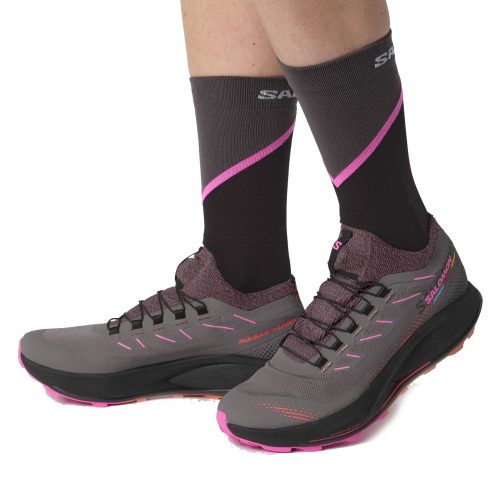 WomensSalomonPulsarTrailPro2 PlumKitten Black PinkGio 3