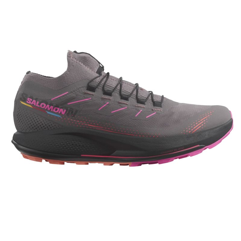 WomensSalomonPulsarTrailPro2 PlumKitten Black PinkGio