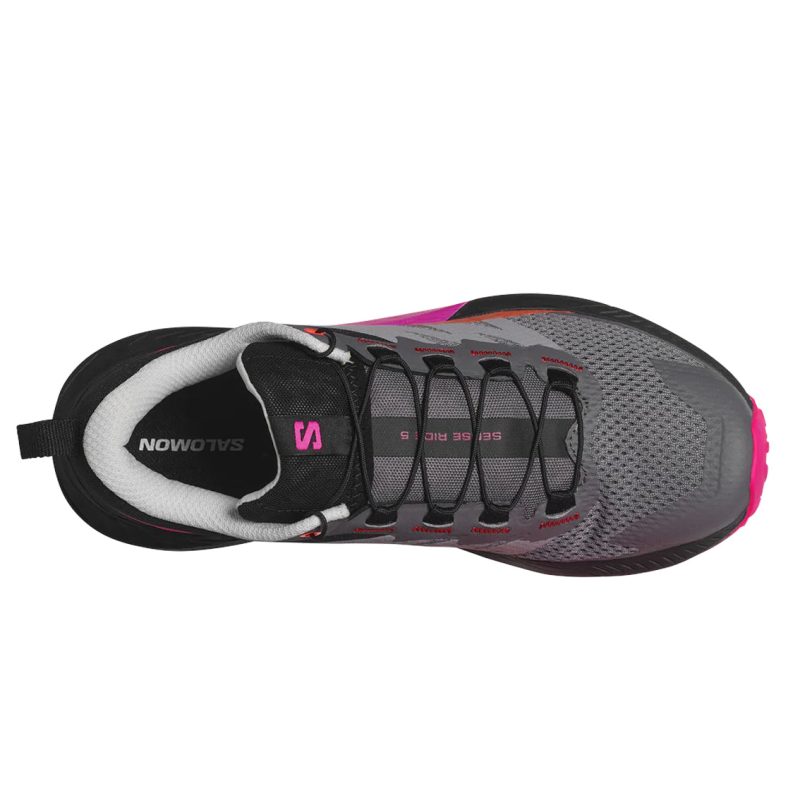 WomensSalomonSenseRide5 PlumKitten Black PinkGio 2