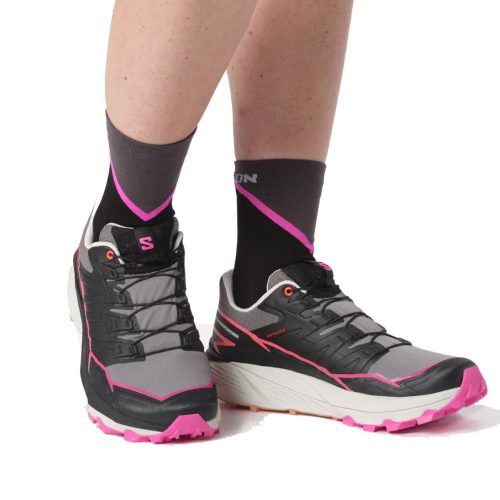 WomensSalomonThundercross PlumKitten Black PinkGio 3