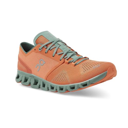 mens on cloud x orange sea pace athletic 06